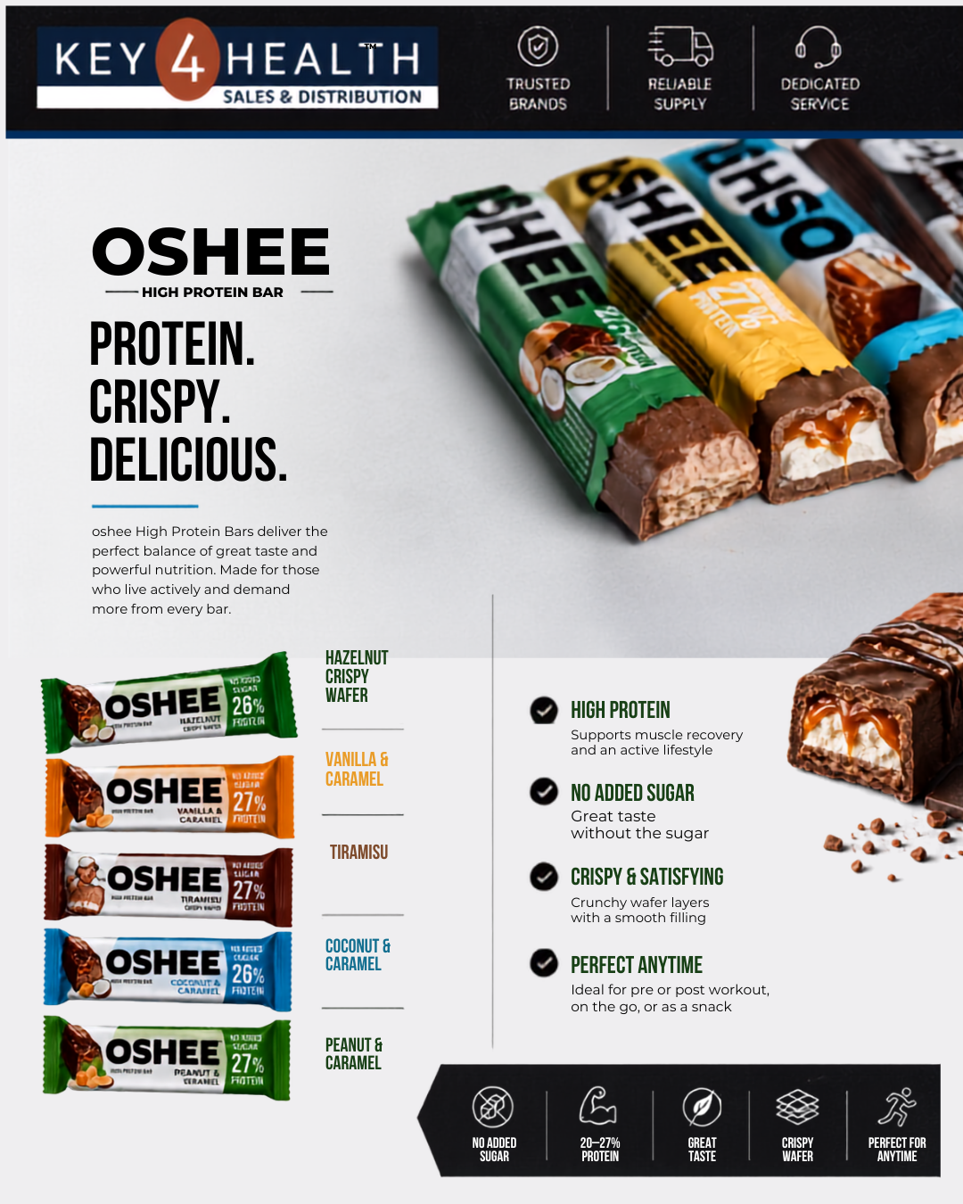 OSHEE High Protein Bars